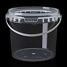 Ведерко 5 литр. прозрачное +крышка