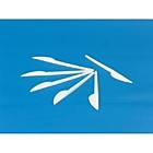 Нож пластик Интеко 100шт/уп